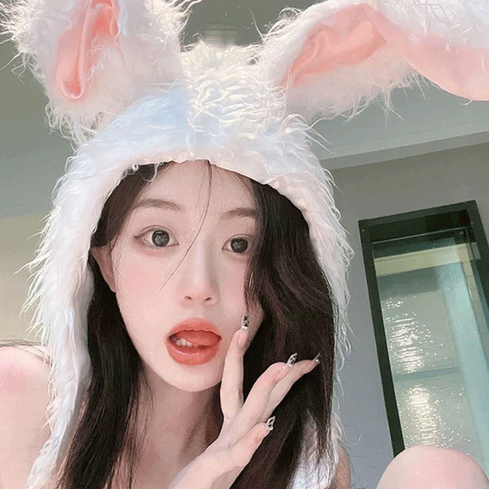 Halloween Kawaii Funny Festival Party Costume Toy Bunny Hat Rabbit Ear Headgear Cosplay Plush
