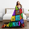 Sprunki Characters Game Blanket Coral Fleece Plush All Season  Breathable Lightweight Throw Blanket for Bedding Couch Quilt