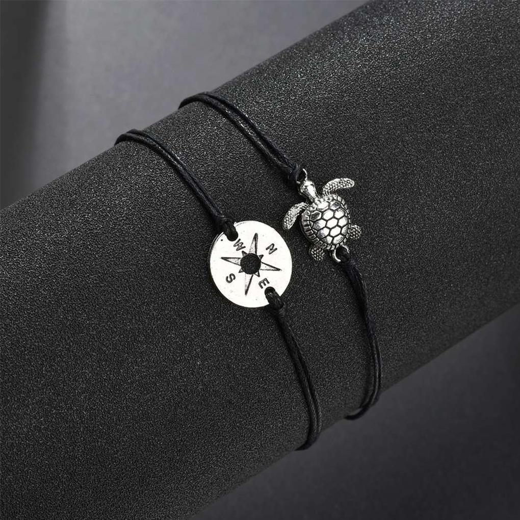 Woman Anklets Compass Adornment Delicate Fashion Tortoise Bracelet Jewelry Body Decor Accessory Foot for Dress Ornament