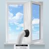Windproof Air Conditioner Sealing Cloth Removable Window Seal Cloth Adjustable   Home Office Window