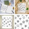 Dandelions Clear Silicone Stamp for DIY Invitation Card Scrapbooking Paper Craft Rubber Stamp Handmade Journaling Supply