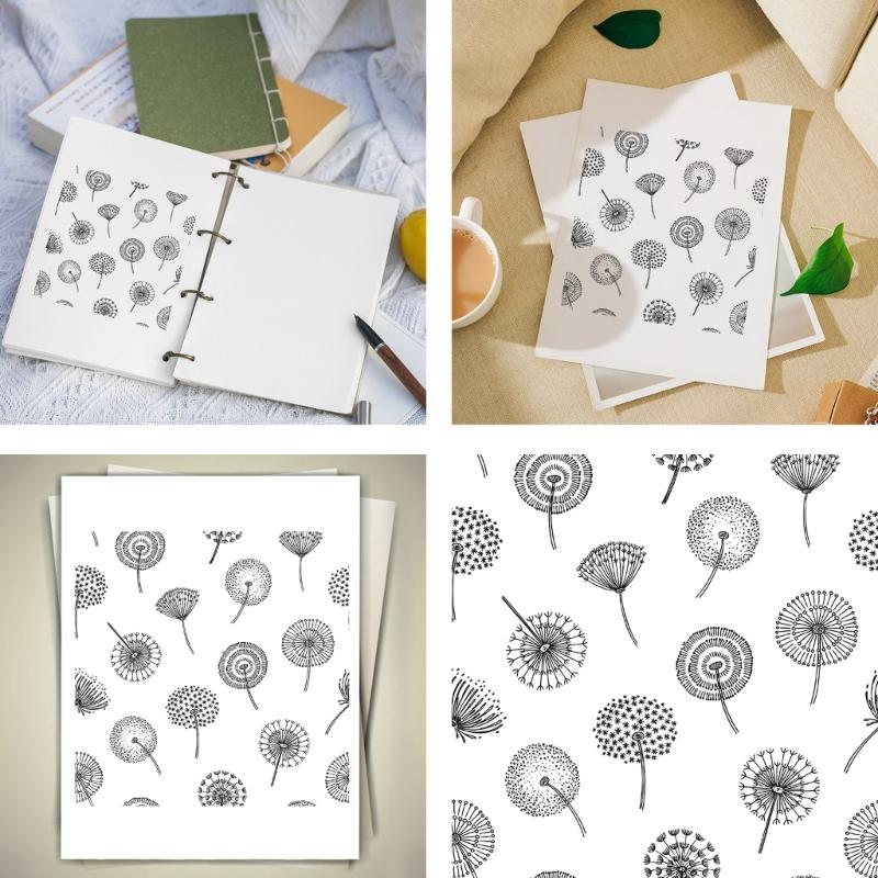 Dandelions Clear Silicone Stamp for DIY Invitation Card Scrapbooking Paper Craft Rubber Stamp Handmade Journaling Supply