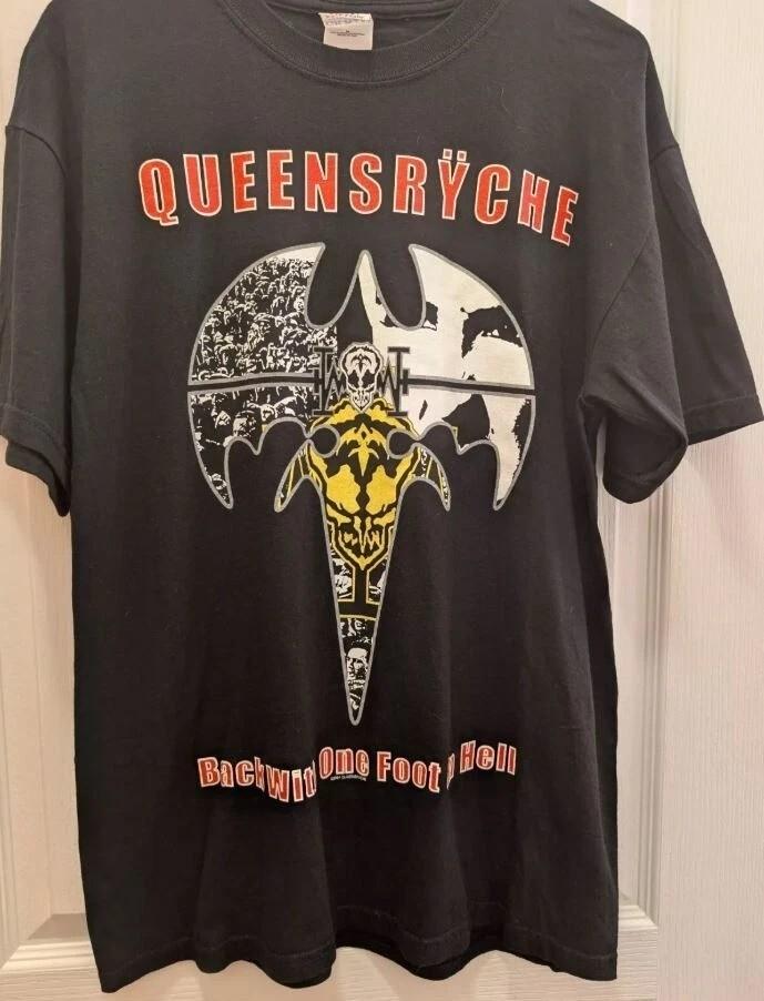 Футболка Queensryche, Черная хлопковая футболка группы Queensryche, Унисекс S-5XL, Унисекс футболка S