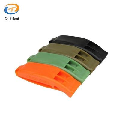 Dual-Frequency Arc Sound Rescue Whistle for Outdoor Survival and Sports