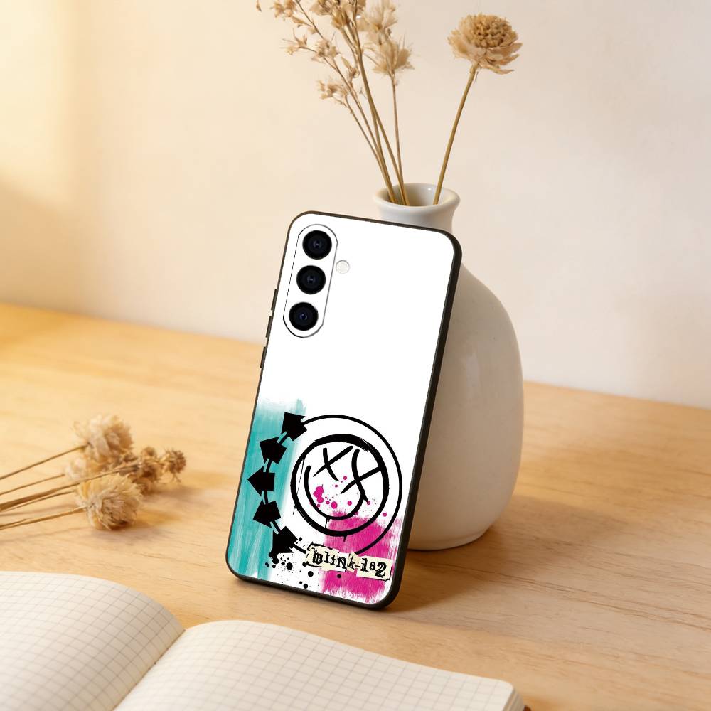 Punk B-Blink-182 Band Phone Case For Samsung Galaxy A73,A72,A71,A70,A53,A52,A51,Soft Silicone Black Cover