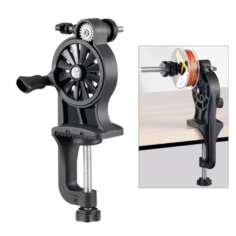 High Speed Fishing Line Spooling Station Adjustable Fishing Lines Winder Spoolers with Table Clamp for Efficient Winding