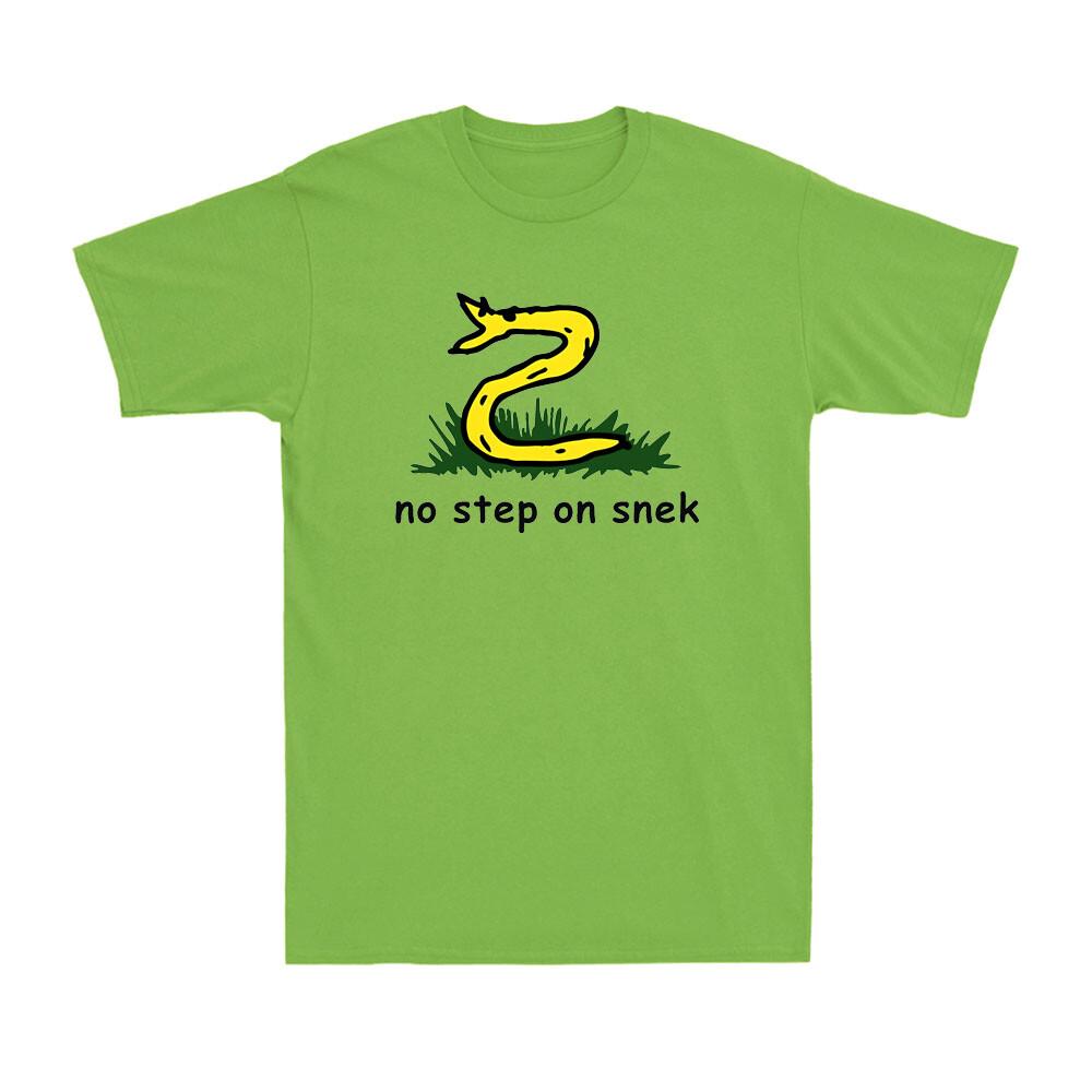 No Step On Snek Funny Gadsden Flag Snake Novelty Vintage Unisexs TShirt