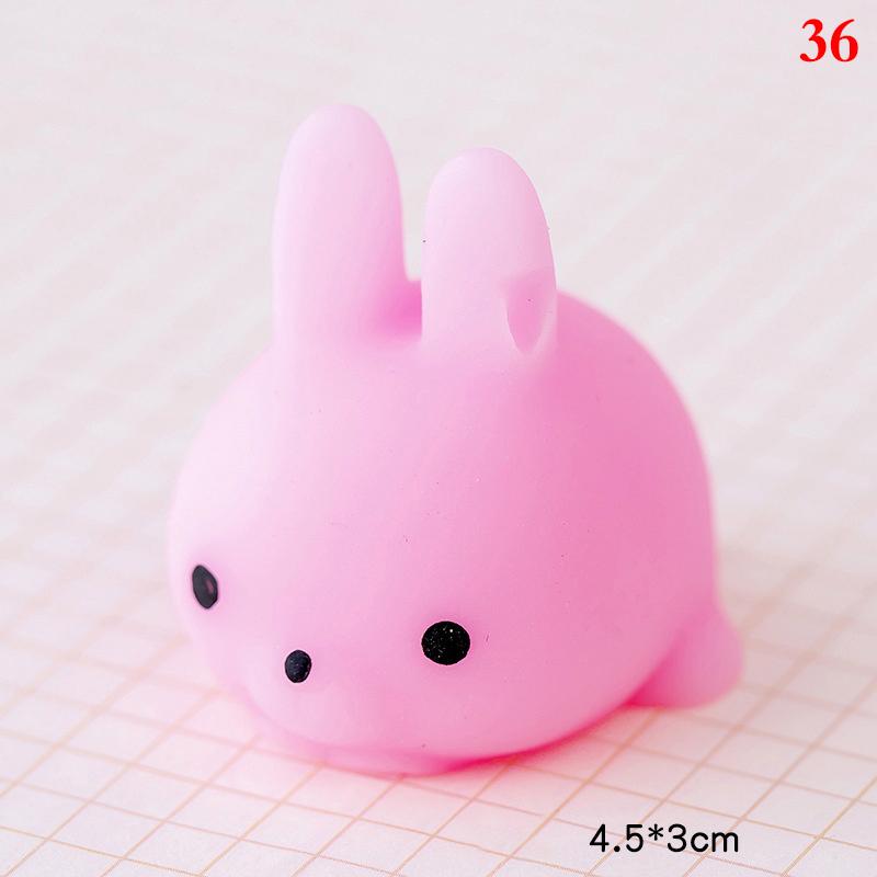 Kawaii Animal Soft Mochi Fidget Toys Anti-Stress Relief Sensory Toys For Adults