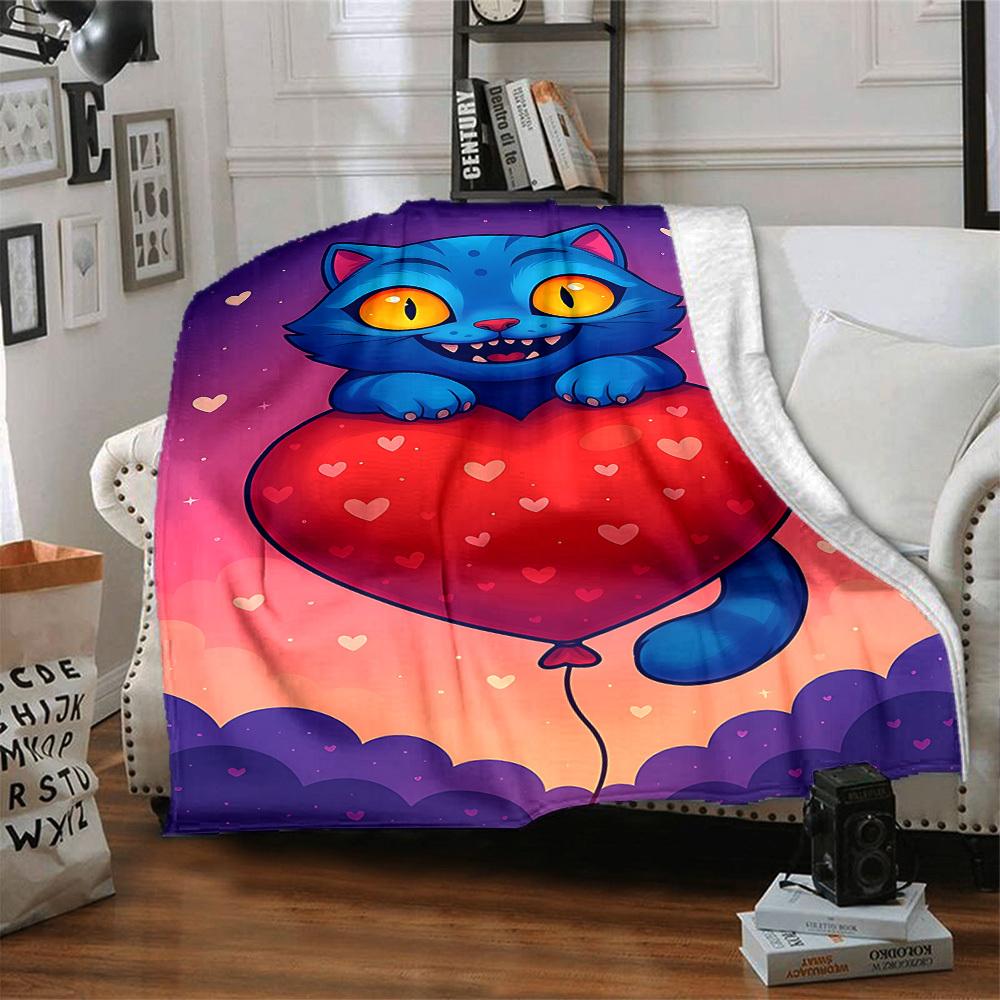 1pc Huntrix Blanket Lightweight Flannel Blanket Throw Blanket For Sofa, Bed, Travel, Camping, Livingroom, Office, Couch