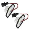 1/2X LED License Plate Lights Assembly for Honda Crv Fit Odyssey Jazz Hrv Frv CR-V Stream 12V SMD Number Lamp Xenon White 6000k License Plate Lights