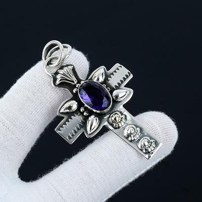 Amethyst Pendant, 925 Sterling Silver Pendant, Amethyst Necklace, Amethyst Jewelry Pendant, Valentine's Day Gifts, Mother's Day Gifts Her
