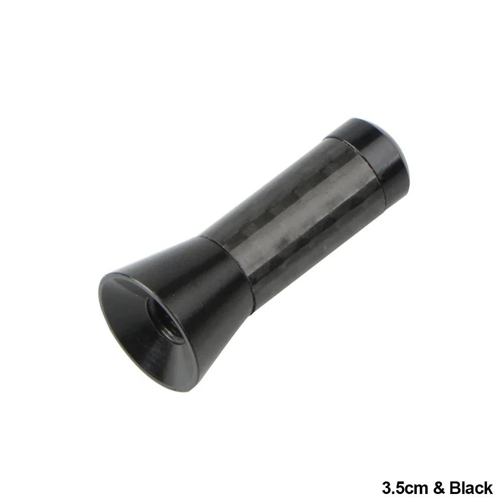 3.5/8/12cm Car Roof Antenna Carbon Fiber Radio Aerial Antenna Radio FM/AM Metal Receiving Antennas Short Stubby Mast Antenna