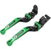 CHIFUN Brake Lever and Clutch Lever Set Replacement for Kawasaki Ninja 400 Ninja 300R 250R Z300 Aluminum Motorcycle Handlebar Lever Foldable Length