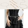Fashion Faux Pearl Waist Chain With Metal Chain For Summer Womens Party Wear