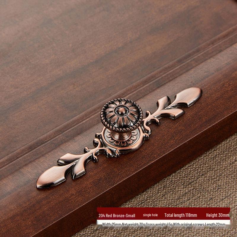 Antique Bronze European & American Zinc Alloy Cabinet Drawer Pull Handle