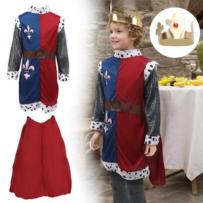 Costum medieval Regele Arthur pentru copii pentru Halloween și 1 Iunie - Ținută de joc de rol inspirată din filme europene și americane