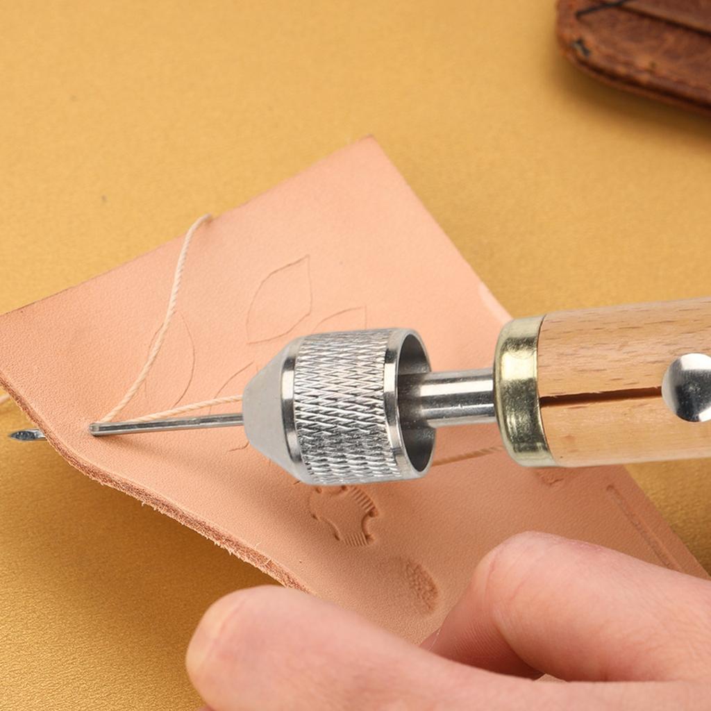 For DIY Leather Projects Handmade Leather Sewing Machine For Leather Craft Projects Needle Holder Heavy Leather Application