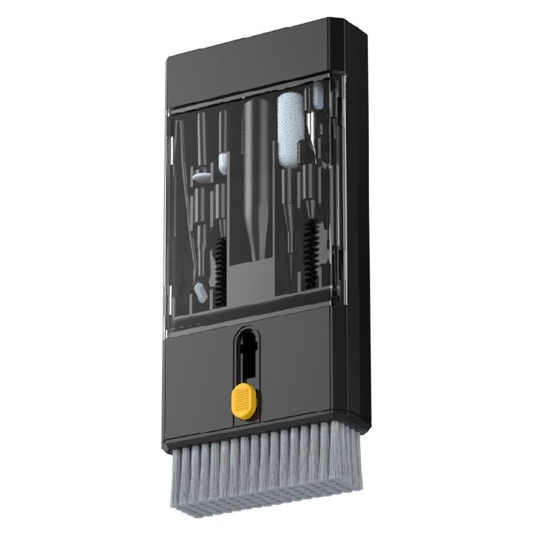 

Complete Electronics Cleaning System For Earphones Keyboards Includes Stiff Bristles Brush Microfibers Wipes