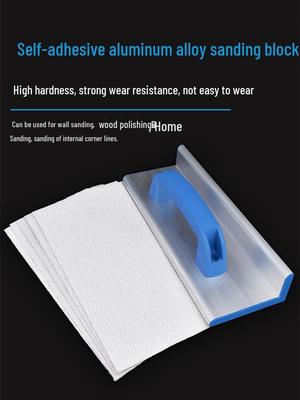 Aluminum Alloy Sandpaper Holder for Corner and Wall Polishing