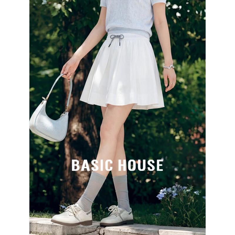 Basic House Women s Light French Style A-Line Skirt One Size