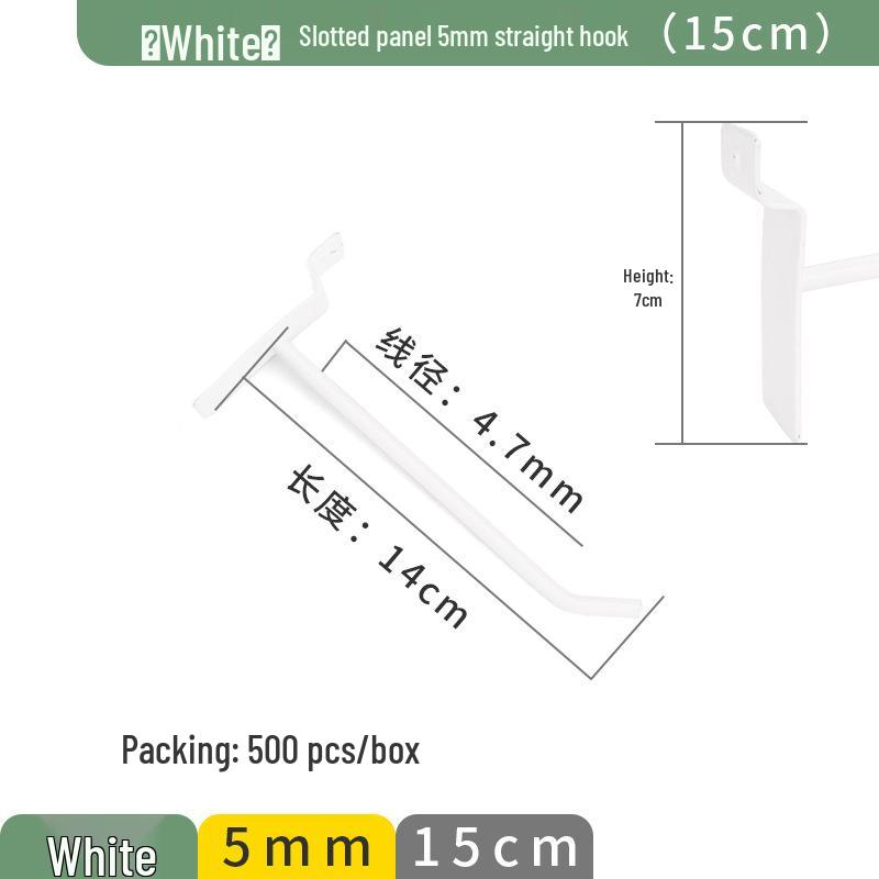 Slotted Aluminum Panel Hooks for Mobile Phone Store Displays