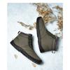 Winter Cotton Boots, Warm and Thick, Plus Size Cotton Shoes with Soft Soles, Men's Mid Top Snow Boots