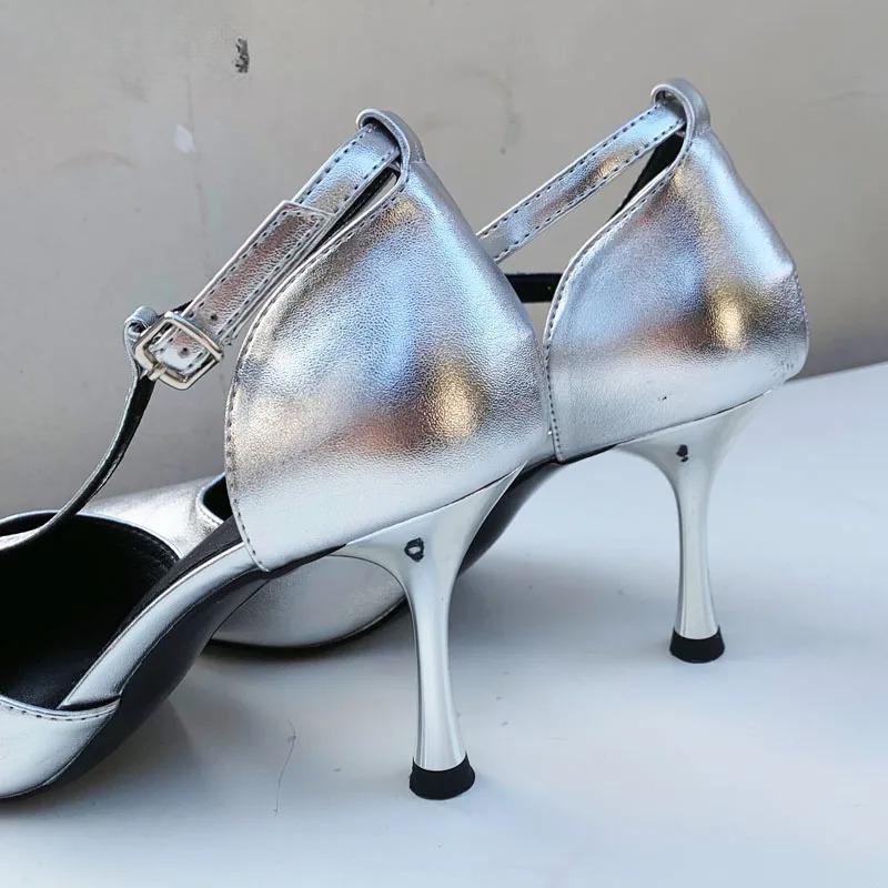 Fashion Luxury Women's High Heels Spring Autumn Brand Women Shoes Fashion Pointed Toe Ladies Elegant Hollow Out Sandal Zapatilla De Muje
