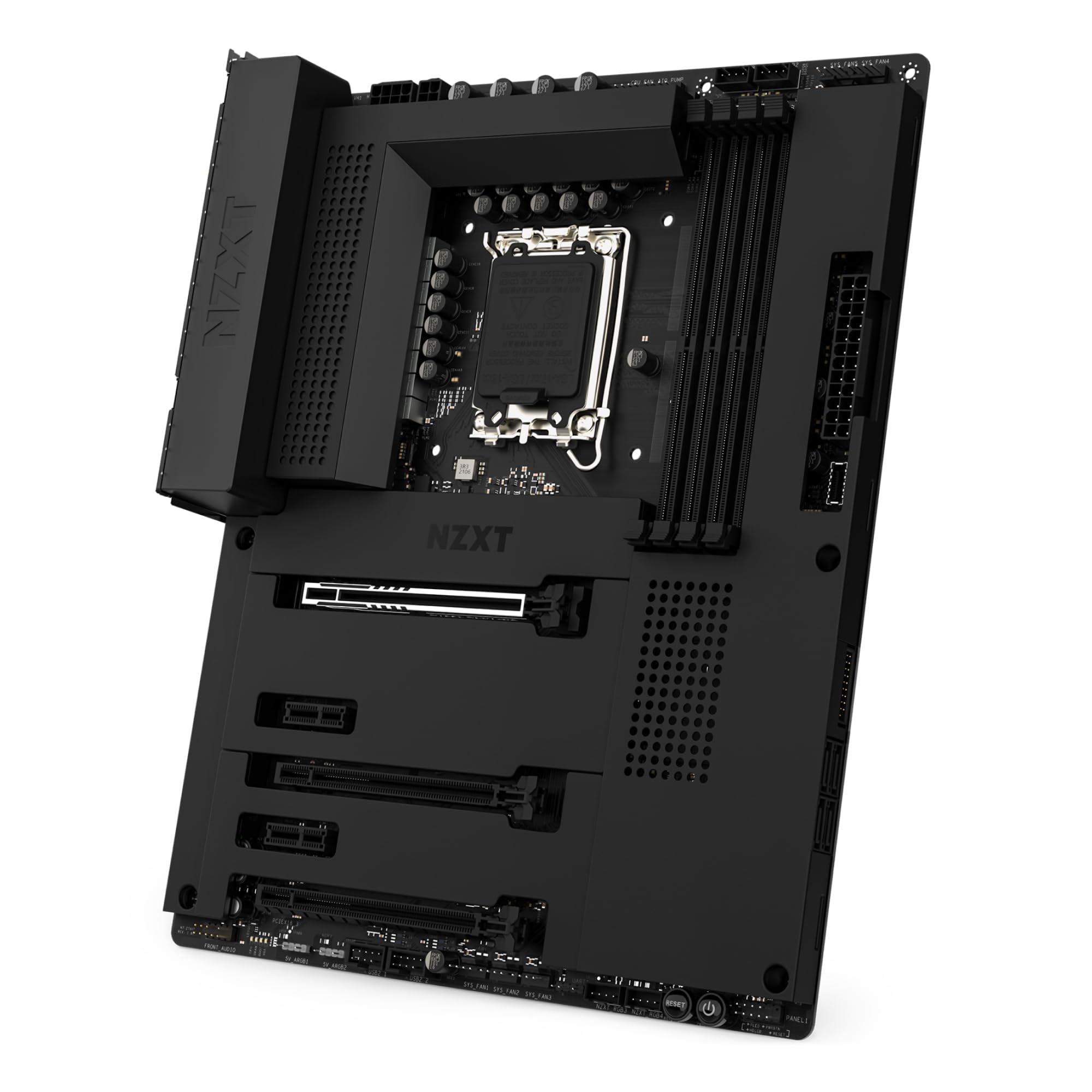 

Материнська плата ATX NZXT N7 Z790 Чорна Intel Z790 MB5961 [з чипсетом] N7-Z79XT-B1 чорний