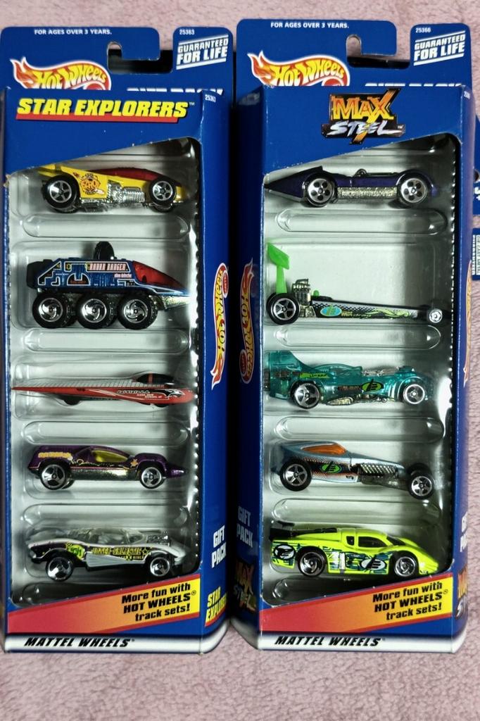 Hot Wheels Gift Pack Set of 5 Cars Boxes - (6 Total)