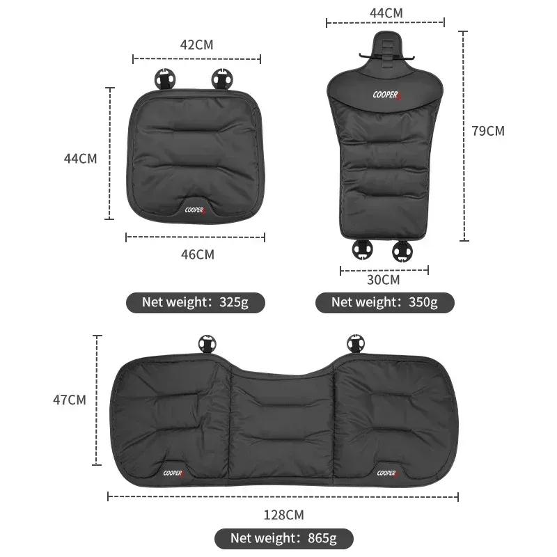 -Car Front Rear Seat Cover Velour Leather Cushion Backrest Protective Mat For MINI Cooper R55 R56 F55 F56 R57 R58 R59 R60 R50 R5