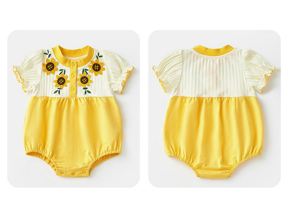 Sommer 2025 Baby Mädchen Prinzessin Strampler: Stilvoller & Leichter Body