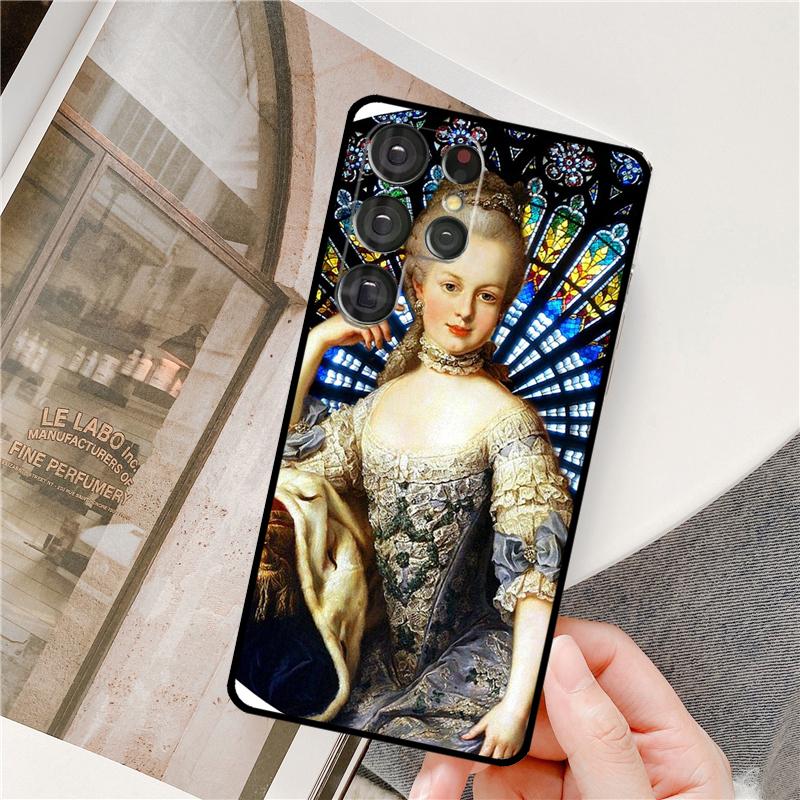 Marie Antoinette Phone Case For Samsung Galaxy S24 Ultra S9 S10 S20 S21 S22 S23 Plus S24 FE S25 Ultra Cover