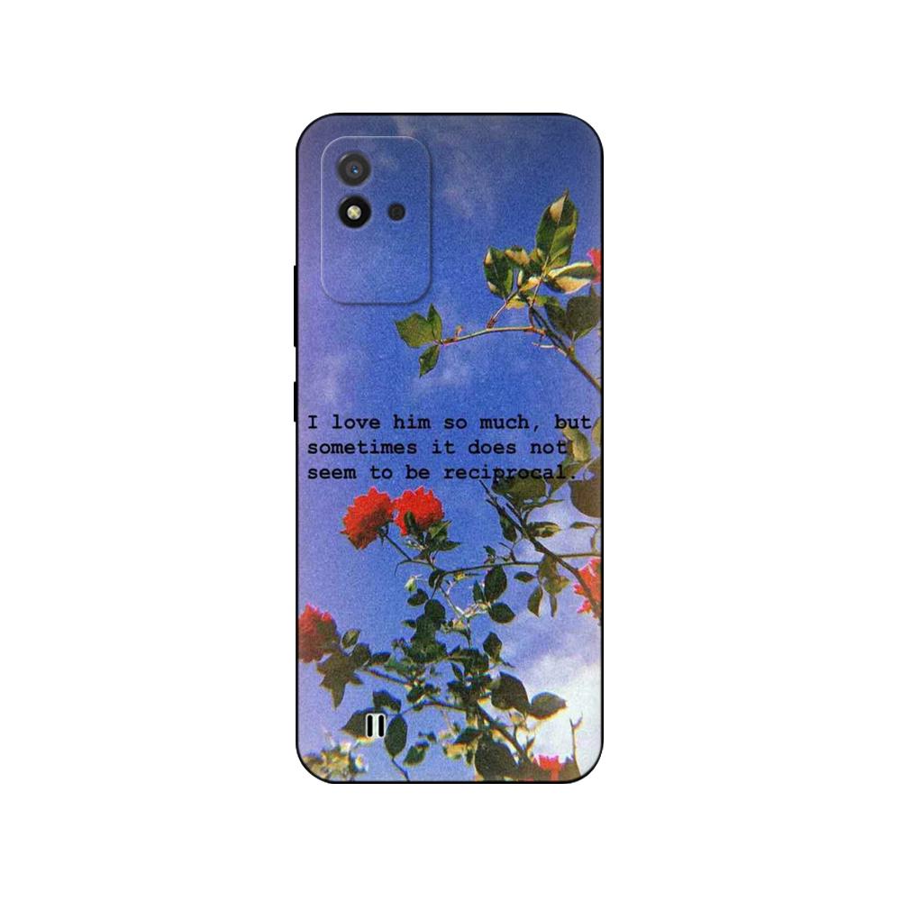 For Realme Narzo 50i Case 6.5inch Silicon Back Cover For OPPO Realme Narzo50i 50 i Soft Case RMX3235 Phone Case black tpu case