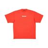 Solid Color Logo Print Crew Neck Short Sleeved Shirt SS22 T Shirt Loose Fit Men's Red 6570274B8B56400