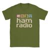 Herren Ham Radio Operator Amateurfunk T-Shirts Reine Baumwolle Kleidung Lustige Kurzarm Rundhals T-Shirts Übergrößen T-Shirts