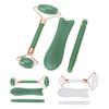 Jadestone Roller Massage Gua Sha Set Facial Manual Double Heads Jadestone Roller Massage Scraping Se