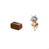 Multifunctional Rectangular Tissue Case Holder And Space Astronaut Decorative Statue Cake Topper