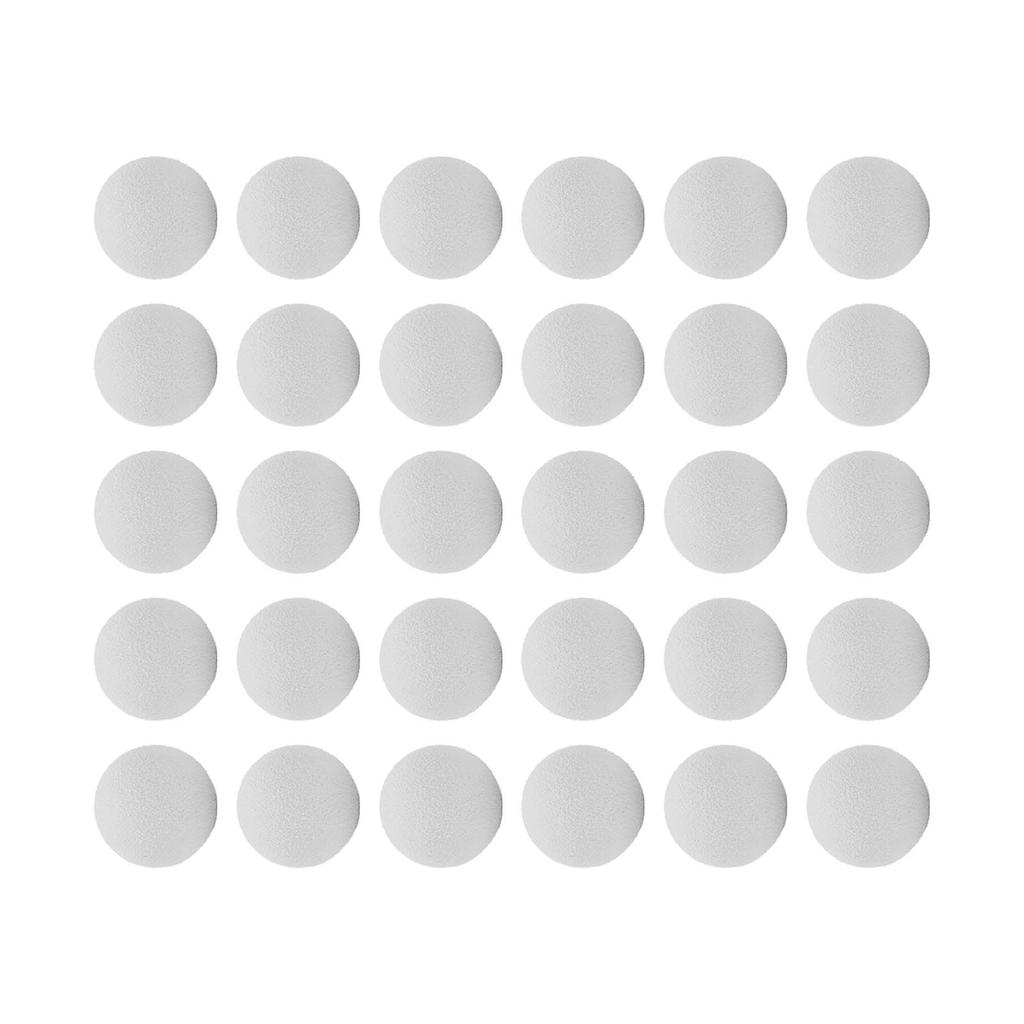 30 Stück 21,5 mm EVA-Schaum-Golfbälle, Übungsgolfbälle aus weichem Schaumstoff für das Training im Innen- und Außenbereich, weiß