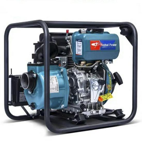 Yuchai 3/2 Inch Diesel Water Pump: Single Impeller, High Flow for Fire Rescue & Rural Irrigation