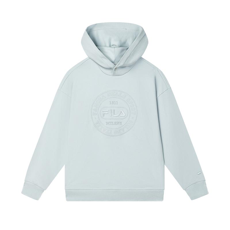 New FILA Sweatshirt Men's Autumn Aqua Blue F11M445208FBU