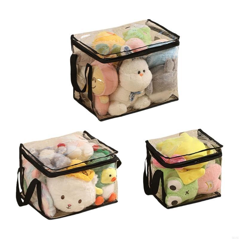 

Stackable Clear PVC Kids Toy Storage Bags with Handles for Puzzles Board Game M68E China Mainland