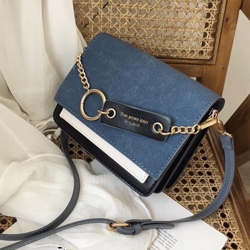 New Women Casual Messenger Bag Ladies Fashion Simple Shoulder Bag Korean Style Ladies PU Leather Messenger Bag