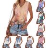Canotta Estiva da Donna alla Moda Casual Versatile con Stampa Floreale Slim-Fit