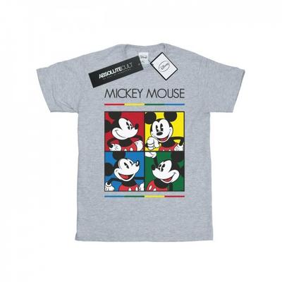 Mens Mickey Mouse Square Color T-Shirt