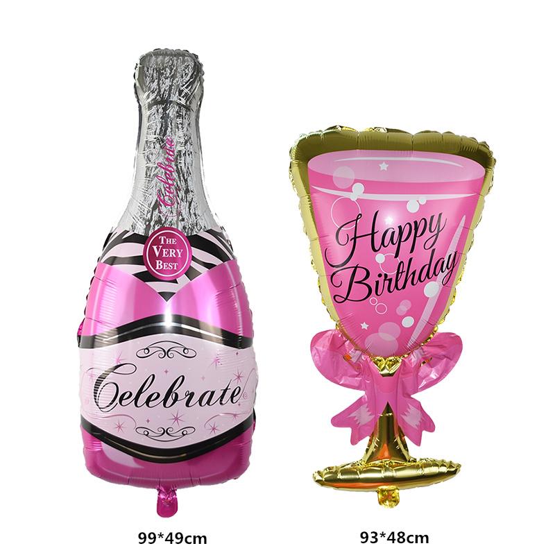 Palloncino A Forma Di Bicchiere Da Cocktail Per Feste – Lamina, Ad Elio O Aria, Dimensioni 126x93 Cm, Perfetto Per Addio Al Nubilato, Compleanni E Decorazioni A Tema
