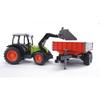 Tracteur BRUDER Claas Nectis 267F Avec Remorque Basculante - 65,5 Cm