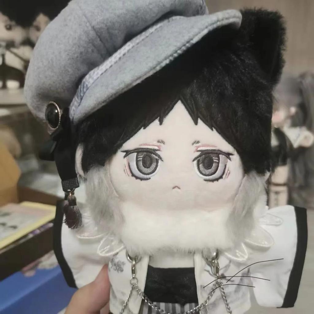 20cm Anime Bungou Stray Dogs Akutagawa Bello Bambole Vestite Cartone Animato Peluche Giocattoli Bambini Fan Adulti Cotone Regalo