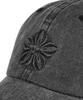 ULKIN [Runway] Mugung Embroidery Pigment Ball Cap_Charcoal