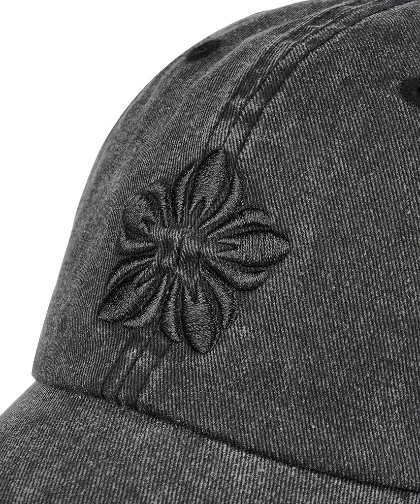 ULKIN [Runway] Mugung Embroidery Pigment Ball Cap_Charcoal