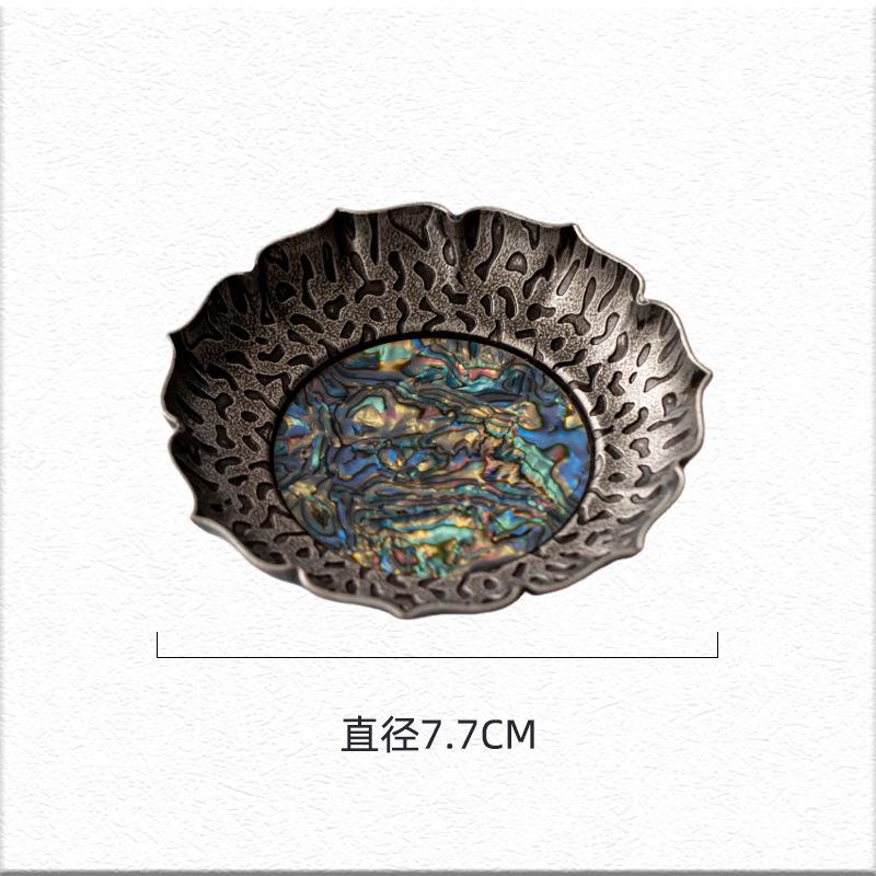 Alloy Rattan Coasters Retro Hot Pad For Coffee Cups Saucer Heat Insulation Placemats Teacup Base For Tea Supplies Decoration